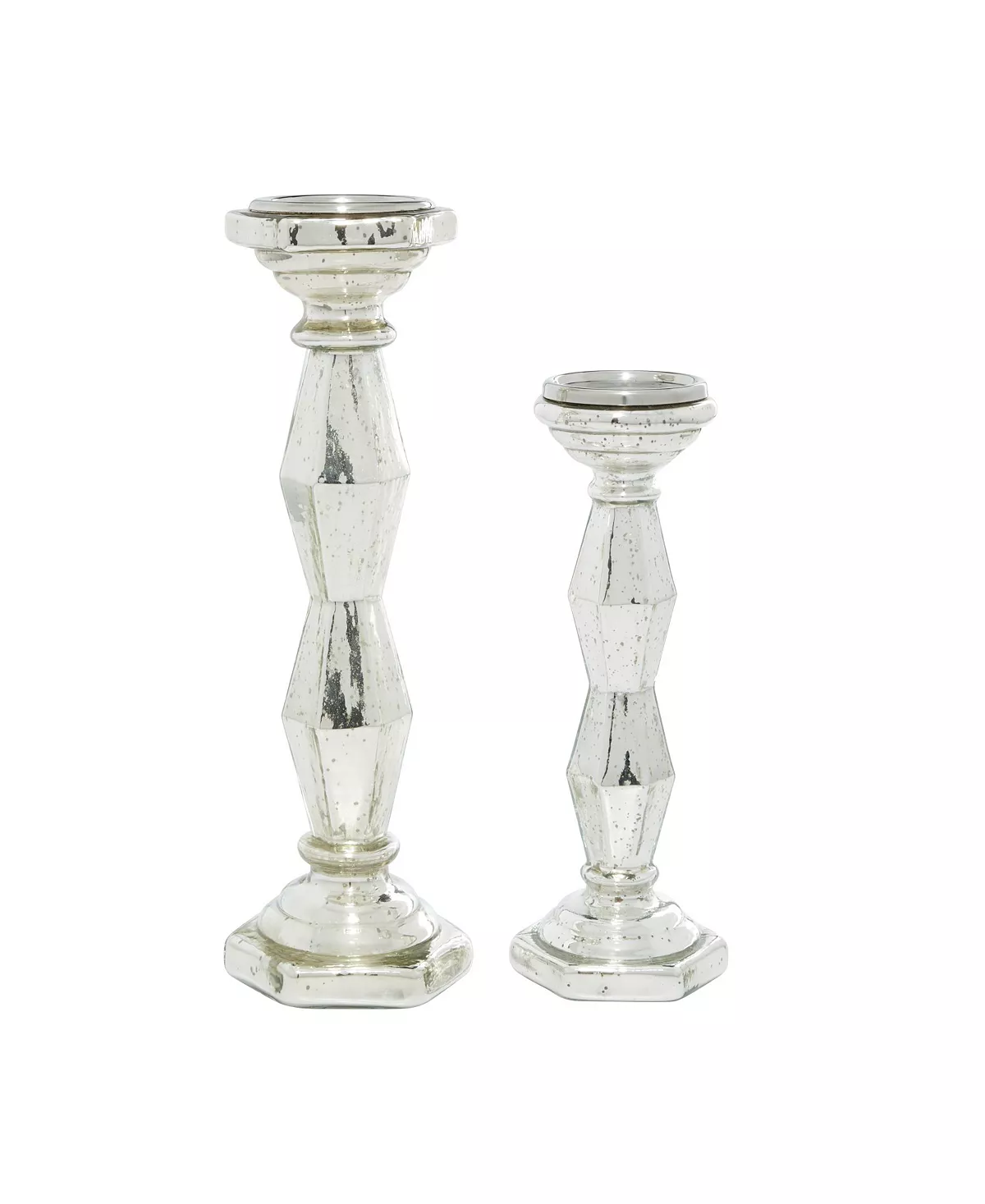 Rosemary Lane Glam Candle Holder, Set Of 2 - Image 4