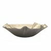 Classic Touch Gold - Tone Brushed Bowl