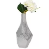 Classic Touch 15 Raw Finish Dimensional Centerpiece Vase