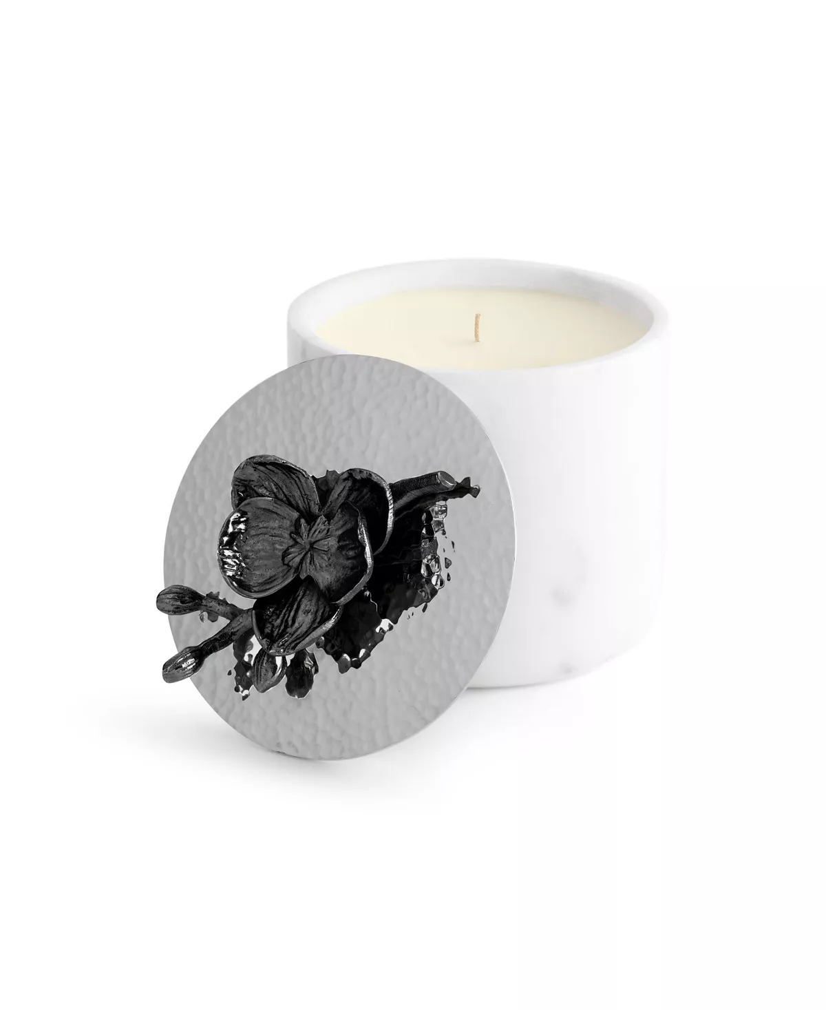 Michael Aram Black Orchid Marble Candle - Image 2