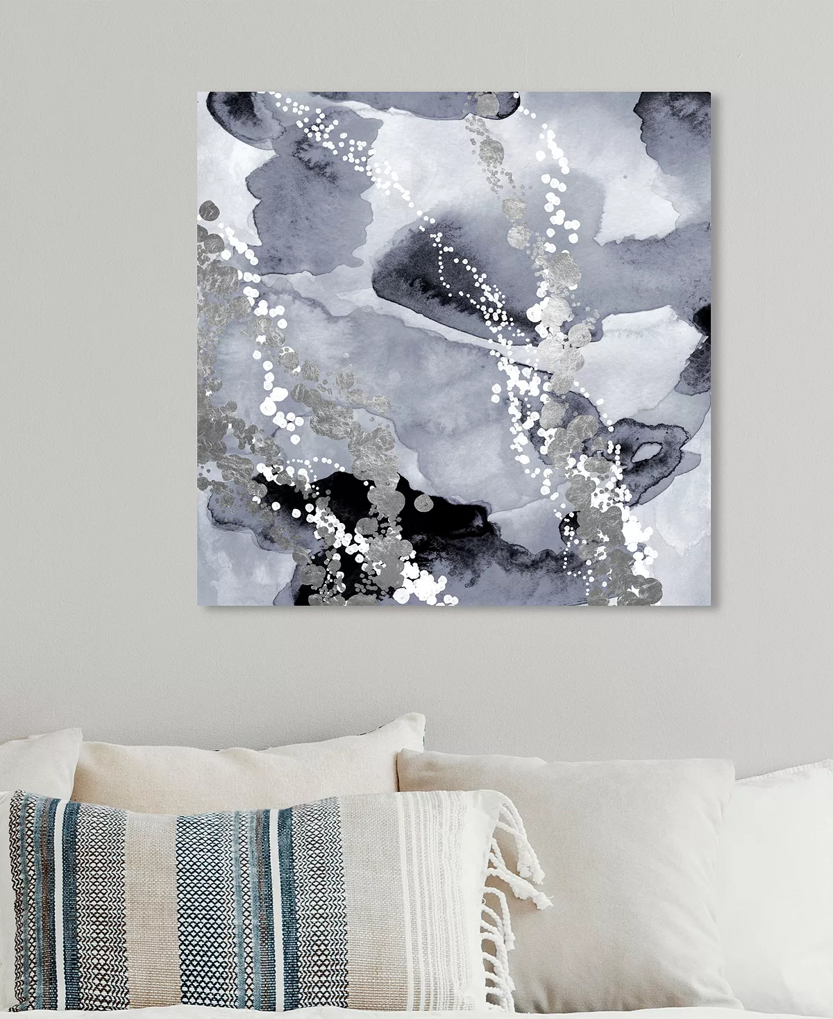 Oliver Gal Abstract Splash Stains Giclee Print On Gallery Wrap Canvas Art - Image 3