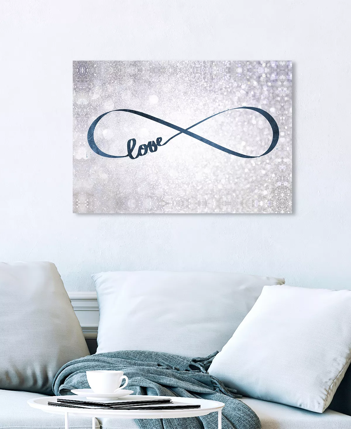 Oliver Gal Infinity Quote Giclee Art Print On Gallery Wrap Canvas - Image 3