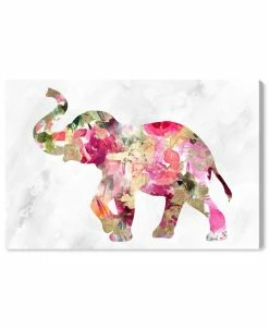 Oliver Gal Colorful Animal Silhouette Giclee Print On Gallery Wrap Canvas Art