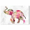 Oliver Gal Colorful Animal Silhouette Giclee Print On Gallery Wrap Canvas Art