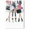 Oliver Gal Shopping Girls Giclee Print On Gallery Wrap Canvas Art