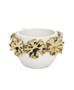 Vivience Snack Bowl With Floral Design