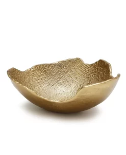 Classic Touch Bark Raw Edged Bowl