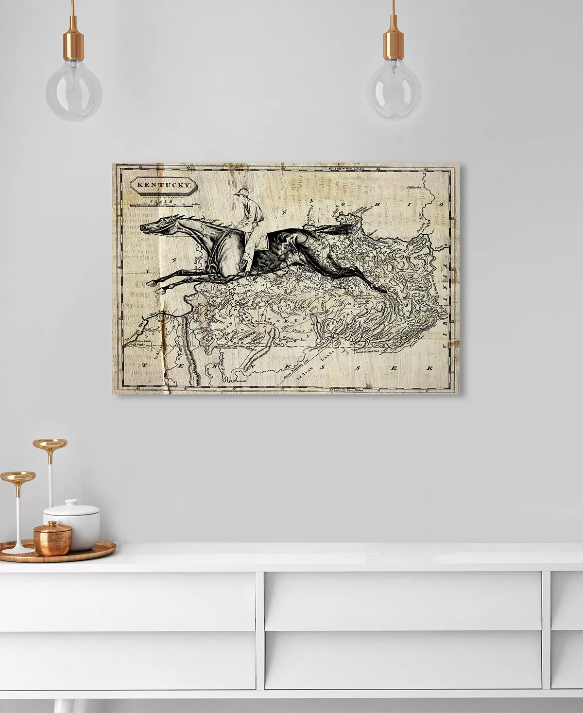 Oliver Gal Kentucky Canvas Art - 10 X 15 X 1.5 - Image 3