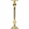 Classic Touch Medium Traditional Brass Candle Holder, 5 X 16.5