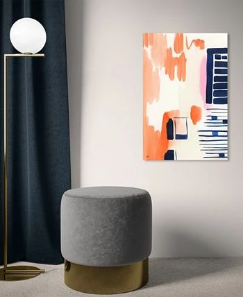 Oliver Gal Lines And Spots Giclee Art Print On Gallery Wrap Canvas, 24 X 36 - Image 2