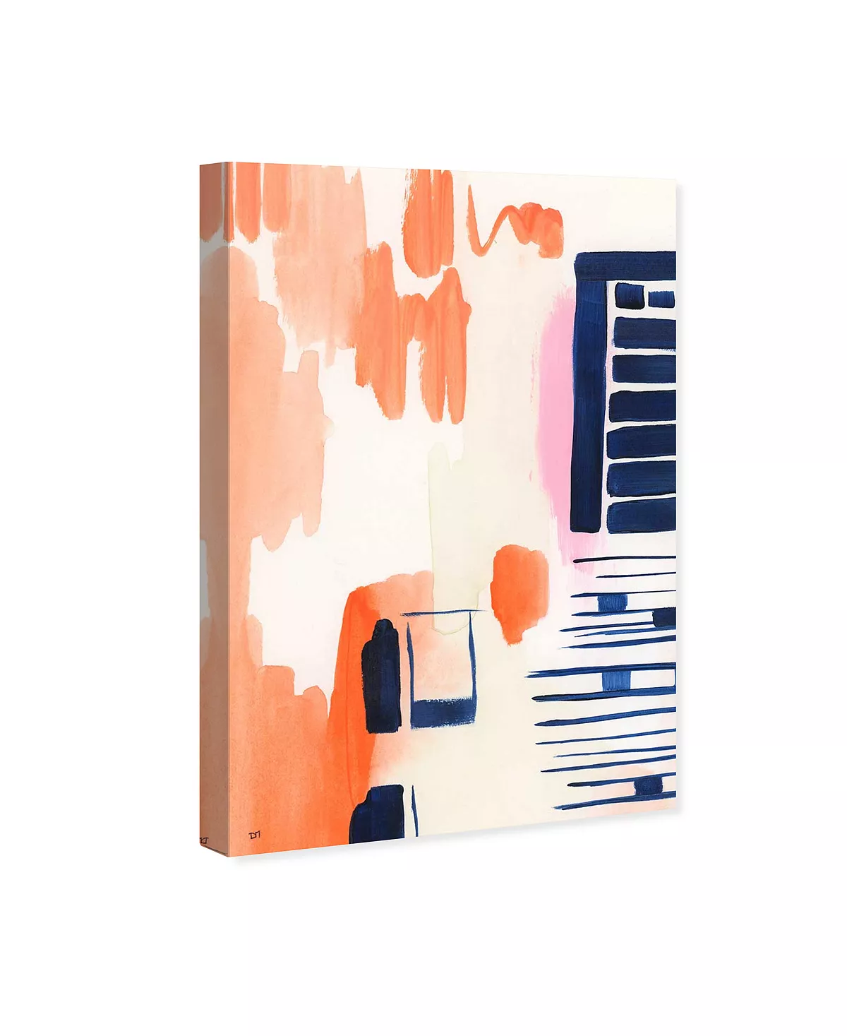 Oliver Gal Lines And Spots Giclee Art Print On Gallery Wrap Canvas, 24 X 36 - Image 3