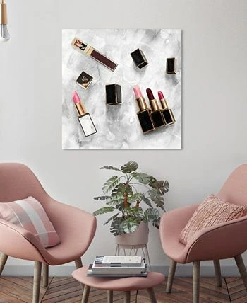 Oliver Gal Fashion Makeup Hues Giclee Art Print On Gallery Wrap Canvas, 20 X 20 - Image 2