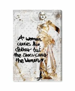 Oliver Gal Fashion Icon Quote Giclee Art Print On Gallery Wrap Canvas