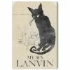 Oliver Gal Vintage Cat Giclee Art Print On Gallery Wrap Canvas
