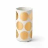 Kate Spade On The Dot Tall Gold-Tone Dot Vase
