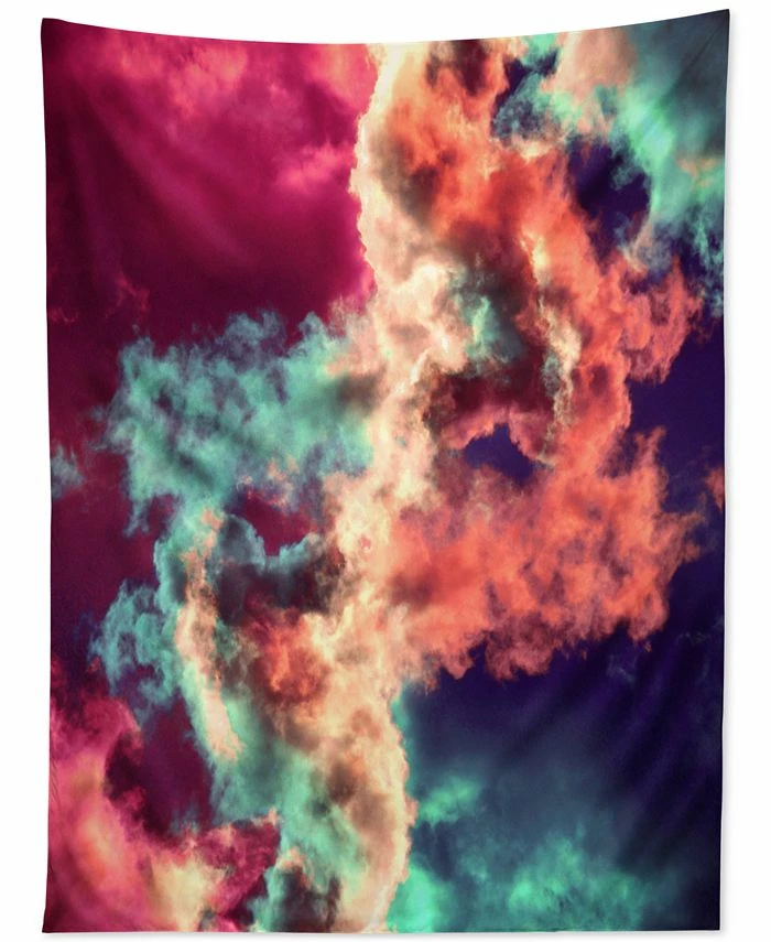 Deny Designs Caleb Troy Yin Yang Painted Clouds Tapestry
