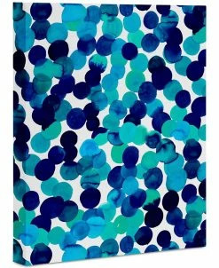 Deny Designs Amy Sia Gracie Spot Blue Art Canvas 16x20