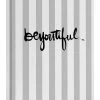 Deny Designs Kal Barteski BeYOUtiful Stripes Art Canvas 24 X 30