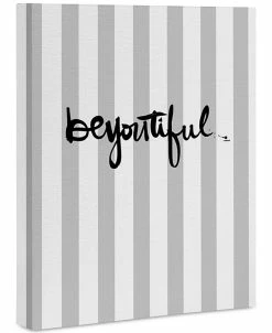 Deny Designs Kal Barteski BeYOUtiful Stripes Art Canvas 24 X 30