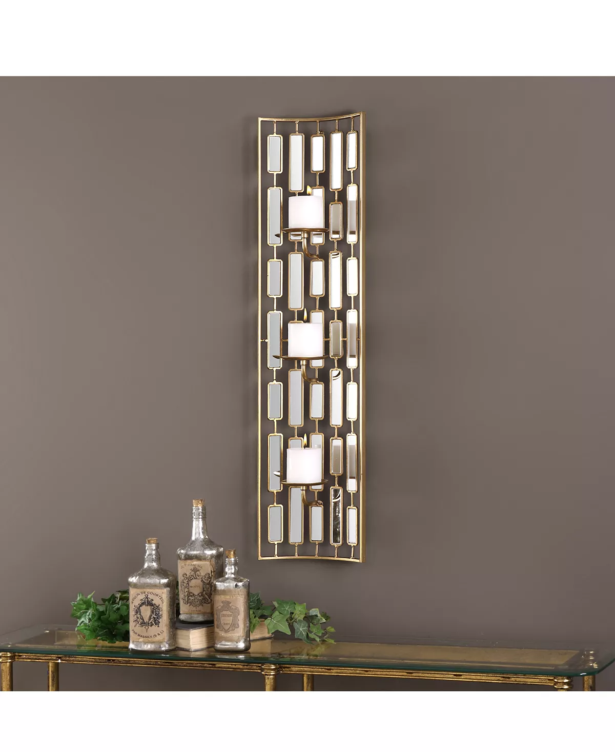 Uttermost Loire Mirrored Wall Sconce - Image 2