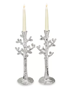 Michael Aram Set Of 2 Tree Of Life Candlestick Holders