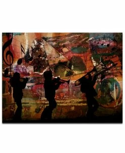 Ready2HangArt 'Jazz Trio' Oversized 30 X 40 Canvas Art Print