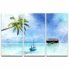 Ready2HangArt 'Tropical' 3-Pc. Canvas Art Print Set