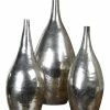 Uttermost Rajata Silver Vases, Set Of 3